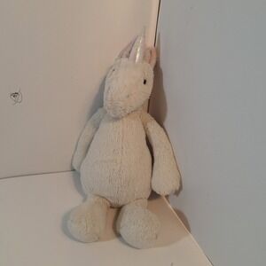 Jellycat Bashful Unicorn Cream White Pink Plush  13" Toy Stuffed Animal